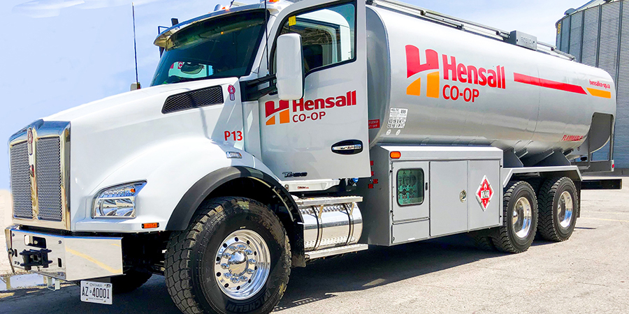 Hensall Co-op propane truck 